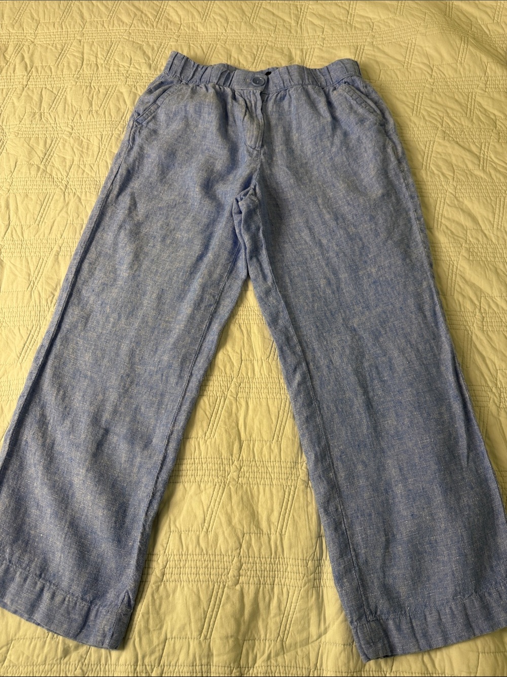 Talbots linen/chambray Pants SP